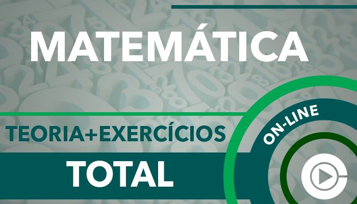 Matemática Total - Teoria + Exercícios - Professora Cássia Coutinho - Curso on-line